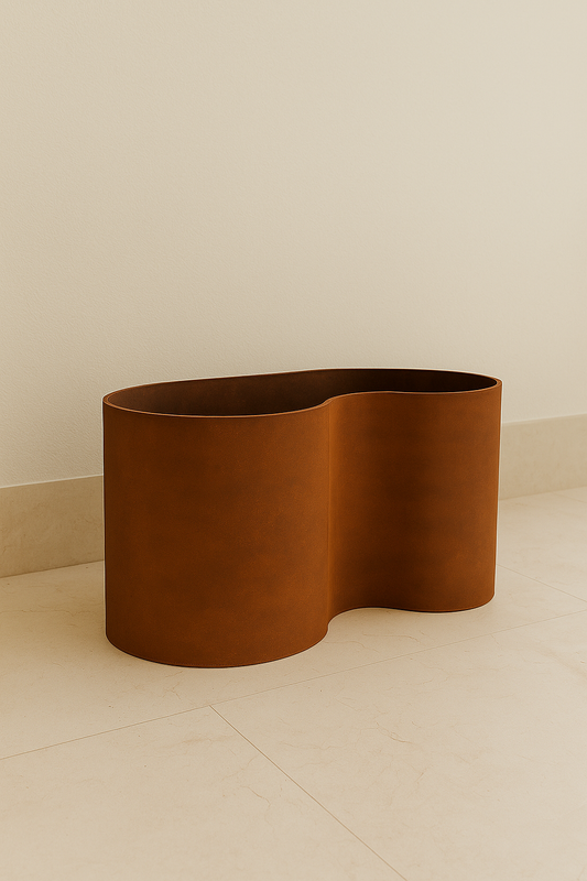 Jardinera acero corten a medida