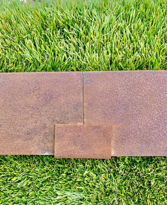 Unión borduras acero corten