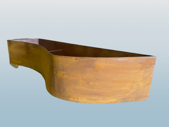 Jardinera acero corten a medida