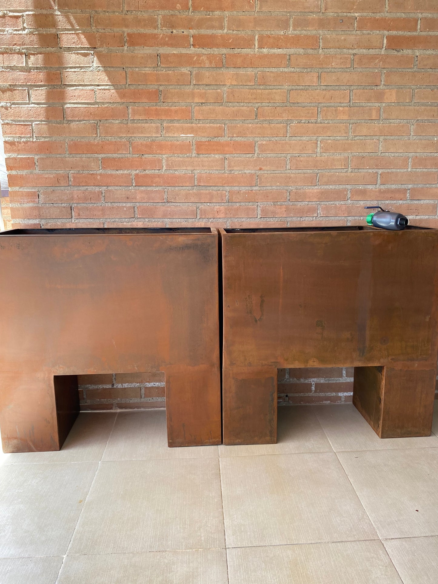 Jardinera acero corten a medida
