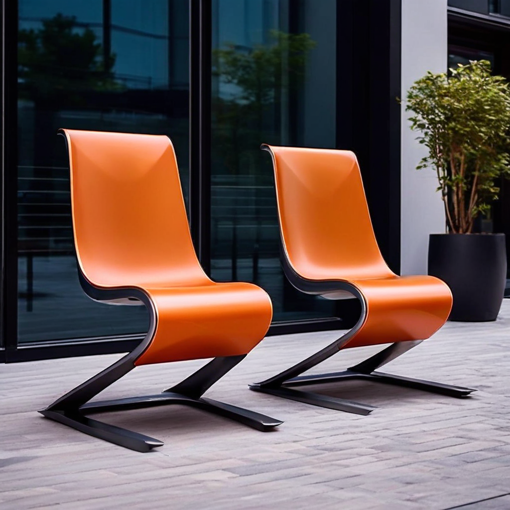 sillas de diseño en acero