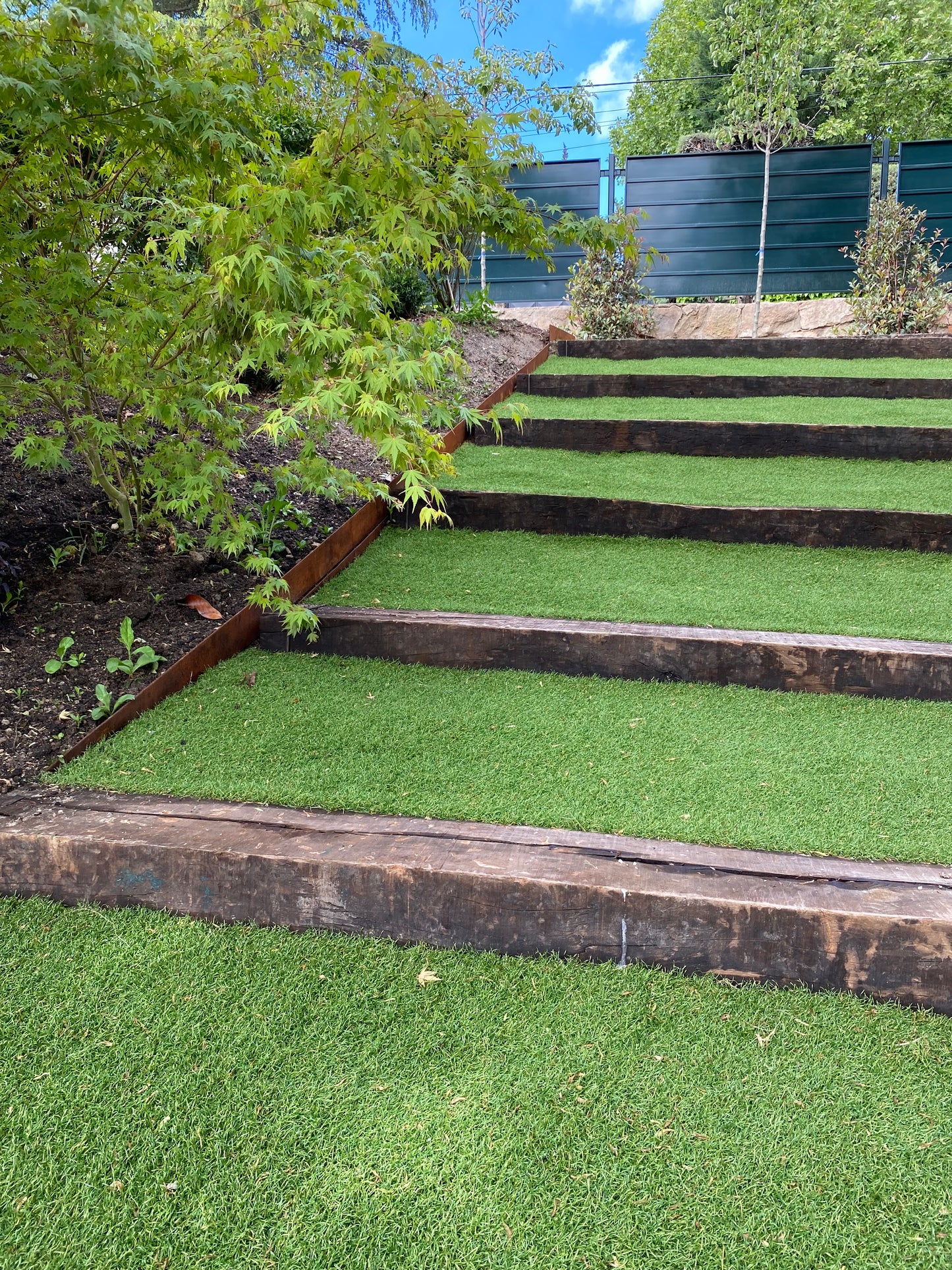 Bordura acero corten ATP 04 (200cm x 15cm x 1,5mm)
